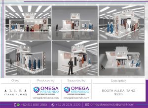 booth allea 9x3m